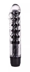 Вагінальний вібратор XESE Cristal Black (довжина 17,5 см, діаметр 3,5 см), GSV-04 Black