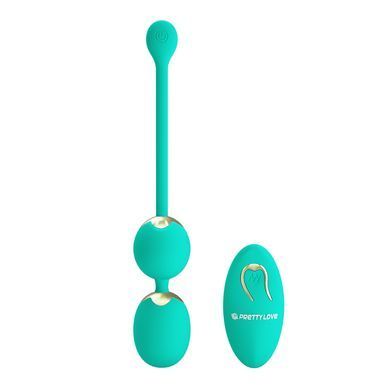 Вагинальные шарики с вибрацией Pretty Love - Willie Dream chaser 5 Green, BI-014548W-A4