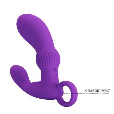 Вібромасажер простати з функцією пам'яті Pretty Love - Cayla Purple, BI-040170-1