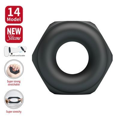 Ерекційне кільце Crazy Bull №14 - Jarvius super soft silicone, BI-210358