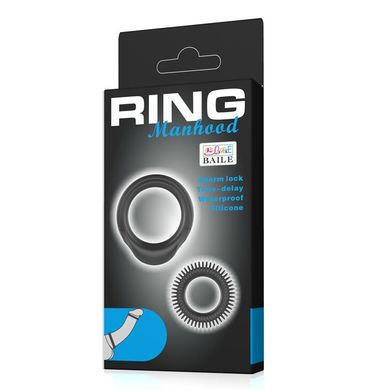 Набір ерекційних кілець "RING Manhood" BI-210153