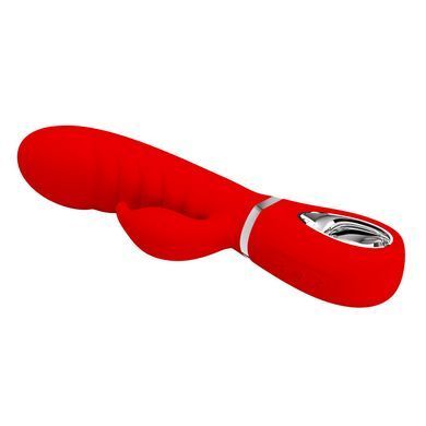 Ребристий вібратор Pretty Love - Prescott Red, BI-014635-2