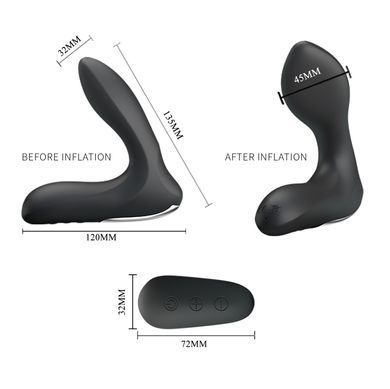 Масажер простати, що розширюється з пультом дк Mr. Play - Remote Control Vibrating Prostate Massager, BI-014463W-MR