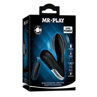 Масажер простати, що розширюється з пультом дк Mr. Play - Remote Control Vibrating Prostate Massager, BI-014463W-MR