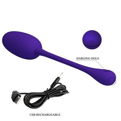 Віброяйце, що перезаряджається Pretty Love - Knucker Purple, BI-014786-3