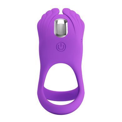 Эрекционное кольцо Pretty Love - Vibration Penis Ring SILAS Purple, BI-210318-1