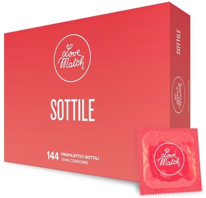 Ультратонкие презервативы Love Match - Sottile, №1
