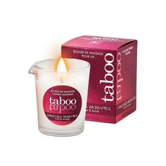 Масажна свічка для жінок TABOO Caresses Ardentes, 60 гр