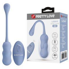 Віброяйце з дистанційним керуванням Pretty Love - Leshy Dream Chaser 4 Blue, BI-014868W-A5