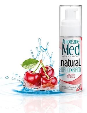 Гель-любрикант AM. Cherry Water Based Lubricant с фитопланктоном, 50 мл