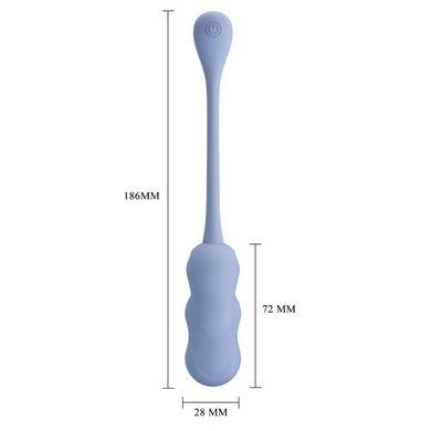 Віброяйце з дистанційним керуванням Pretty Love - Leshy Dream Chaser 4 Blue, BI-014868W-A5