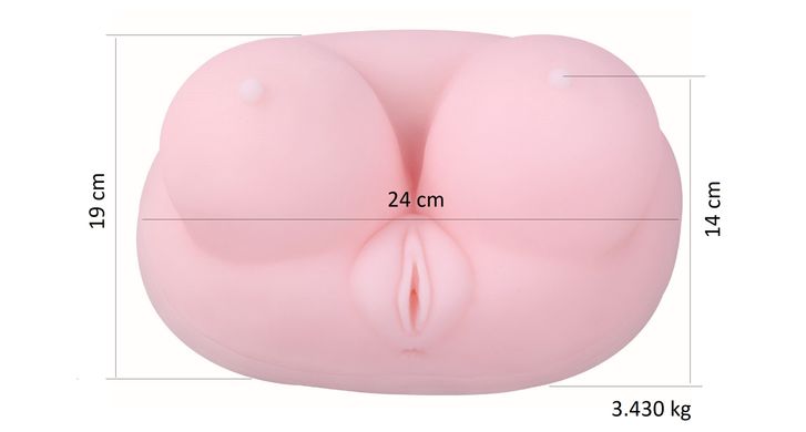 Мастурбатор вагіна та анус Pussy & Ass 02, BS2600178