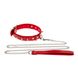 Поводок PU Leather Leash Red, SKN-AS24 Red