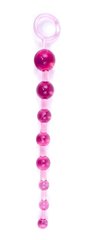 Анальные бусы Jelly Anal Beads Pink, SKN-ANL033 Pink