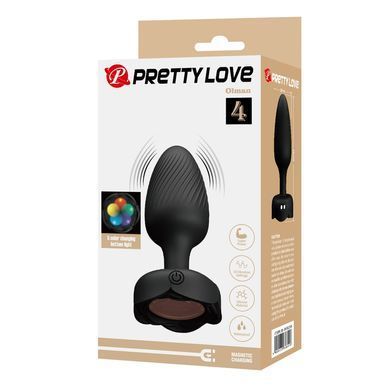Анальний стимулятор з вібрацією PRETTY LOVE - Olman 4, BI-040184