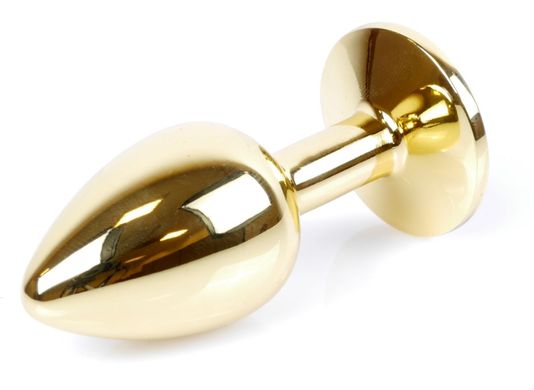 Анальная пробка Boss Series - Jewellery Gold PLUG Clear S, BS6400021