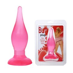 Анальна пробка на присоску Butt plug, BI-017006 Pink