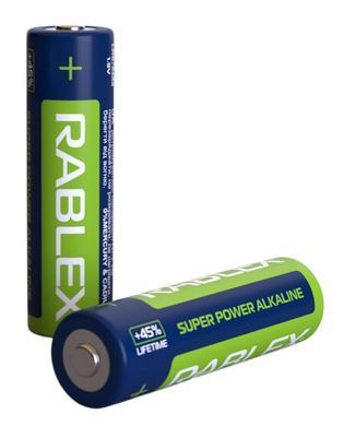 Батарейка лужна RABLEX Alkaline LR6 AA Shrink (2 шт)