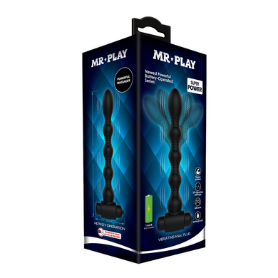 Анальний ланцюжок MR PLAY - Vibrating Anal Plug, BI-040105-MR