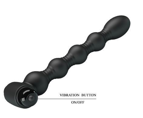 Анальний ланцюжок MR PLAY - Vibrating Anal Plug, BI-040105-MR