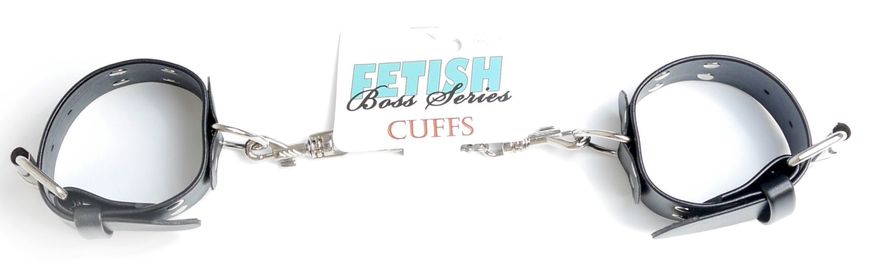 Наручники из искуственной кожи Fetish Boss Series - Handcuffs with studs, BS3300092