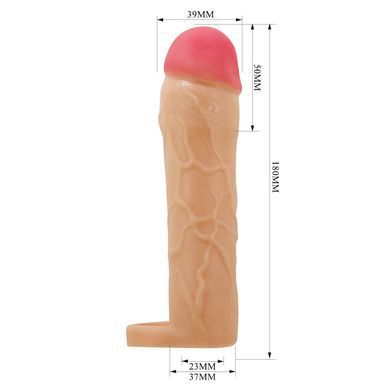Удлиняющая насадка презерватив Pretty Love - Hani 2" Flash, BI-026255