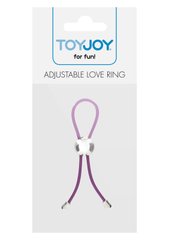 Петля для пеніса Toy Joy - Adjustable Love Ring PURPLE, 10312-PURPLE