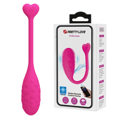 Виброяйцо управляемое смартфоном Pretty Love - Fisherman Pink Mobile APP, BI-300016HP