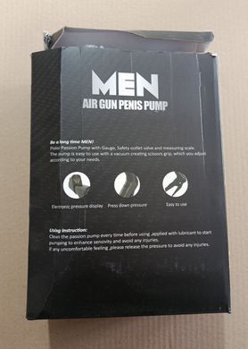 УЦІНКА - Вакуумна помпа з манометром CANWIN Men Air Gun Penis Pump - DIS-P398