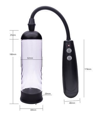 Автоматическая вакуумная помпа с зарядкой от USB CANWIN Penis Pump - P403AU