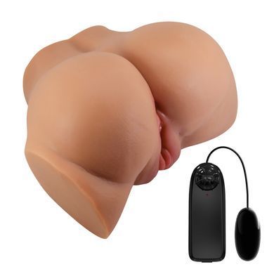 Мастурбатор вагіна-анус із вібрацією Crazy Bull - Emilia Latinos soft skin, BM-009245Z-1