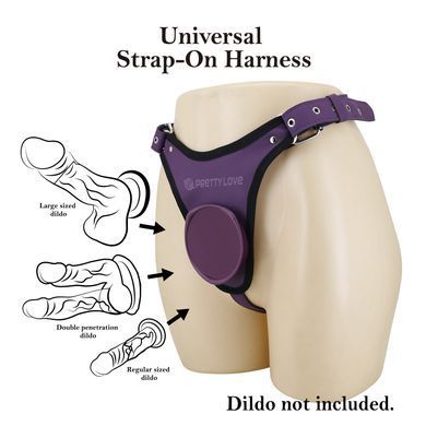Універсальна система для страпону Pretty Love - Caldric III Purple Universal Harness Briefs, BW-022107-2