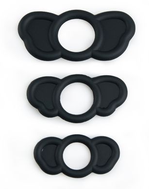 Набір із 3 шт силіконових ерекційних кілець Elephant rings, BS6000026