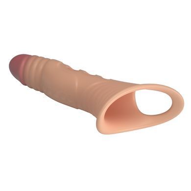 Подовжуюча насадка з вібростимуляцією ( на 4 см ) Pretty Love - Penis Sleeve, BI-026241Z