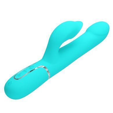 Вибромассажер с поступательным движением серии Pretty Love - Falin Twinkled Tenderness Green 7 vibration functions 4 rolling functions, BW-500012-1