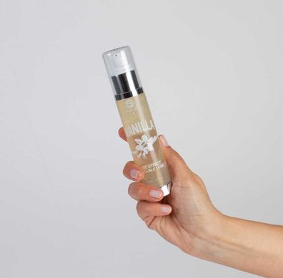 Ароматизований гель лубрикант і масажне масло 2 в 1 з ефектом зігрівання Secret Play - VANILLA HOT EFFECT KISSABLE LUBRICANT, 50 ml