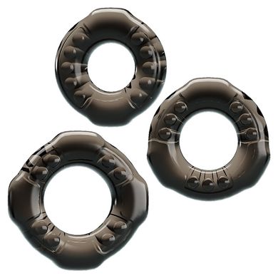 Набор из 3-х эрекционных колец COCK THREE RINGS, BI-210263