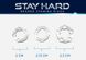 Набор эрекционных колец Stay hard, CN-330300012 Clear