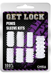 Набор из 7 насадок Penis Sleeve Kits - Clear, 291215