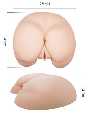 Мастурбатор вагина и анус с вибрацией, ротацией, подогревом и звуковым сопровождением BAILE - VAGINA AND ASS, Vibration Rotation Heating function Sex talk, BM-009023X