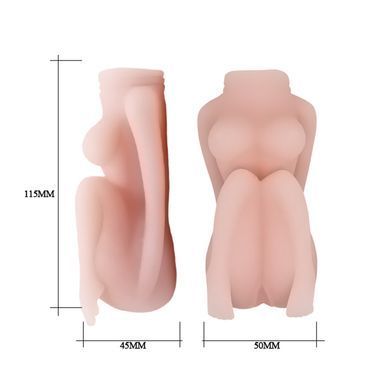 Мастурбатор-вагіна незаймана BAILE - VAGINA AND BREAST MASTURBATOR, BM-009006NJ