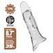 Подовжуюча насадка PRETTY LOVE - Penis Sleeve 8.7" Extender Clear, BI-026241NM