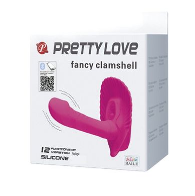 Стимулятор клітора PRETTY LOVE - FANCY CLAMSHELL APP, BI-014369HP