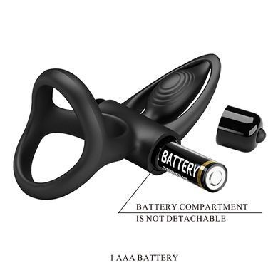 Эрекционное вибро кольцо Pretty Love - Vibration Cock Ring, 10 vibration functions, BI-210306-1