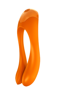 Універсальний вібростимулятор Satisfyer Candy Cane Finger Orange, 4004143