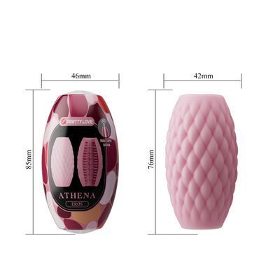 Мастурбатор яйце Pretty Love - Athena EROS Pink, BM-00900T99-1