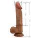 Большой вибратор на присоске BAILE - Beautiful Burag Vibration 9.4", BW-008104ZR-1