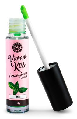 Блиск для губ з ефектом вібрації Secret Play - LIP GLOSS Vibrant Kiss Mint, 6 грам