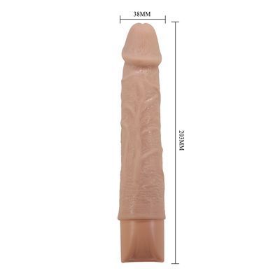 Перезаряжаемый вибратор реалистик Pretty Love - Leander Realistic Vibrating Dildo, BW-500080