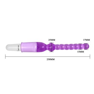 Анальный вибратор BI-010021-Purple